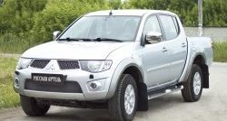 2 179 р. Защитная сетка решетки переднего бампера РА Mitsubishi Pajero Sport PB дорестайлинг (2008-2013)  с доставкой в г. Москва. Увеличить фотографию 3