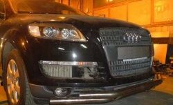 13 799 р. Передняя двойная защиты 63,5 мм Металл-Дизайн  Audi Q7  4L (2005-2009) дорестайлинг  с доставкой в г. Москва. Увеличить фотографию 1