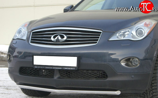 14 399 р. Защита переднего бампера (Ø42 мм, нержавейка) SLITKOFF  INFINITI EX35  J50 (2007-2013)  с доставкой в г. Москва