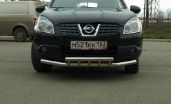 12 449 р. Защита переднего бампера 63,5 мм Nissan Qashqai 1 дорестайлинг (2007-2010)  с доставкой в г. Москва. Увеличить фотографию 1