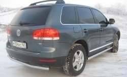 7 849 р. Защита заднего бампера Volkswagen Touareg GP дорестайлинг (2002-2007)  с доставкой в г. Москва. Увеличить фотографию 2