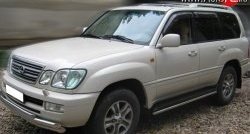 14 999 р. Защита порогов (Ø42 мм, нержавейка) Russtal Lexus LX470 J100 дорестайлинг (1998-2002)  с доставкой в г. Москва. Увеличить фотографию 1