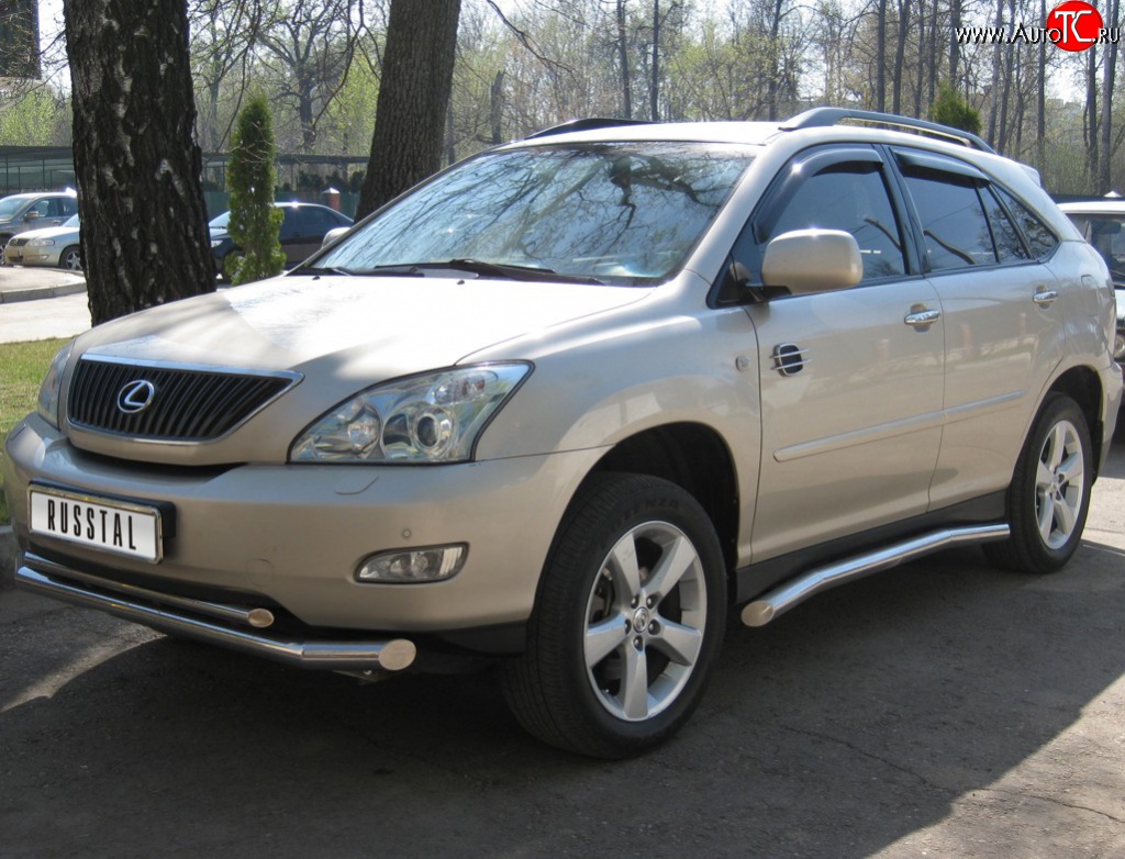 23 799 р. Защита порогов из труб d76 SLITKOFF  Lexus RX300  XU30 - RX350  XU30  с доставкой в г. Москва