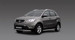 Широкая защита порогов Petroil Tuning SSANGYONG Actyon дорестайлинг (2010-2013)