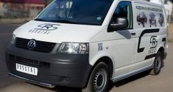 17 499 р. Одинарная защита переднего бампера SLITKOFF диаметром 63 мм Volkswagen Transporter T5 дорестайлинг (2003-2009)  с доставкой в г. Москва. Увеличить фотографию 4