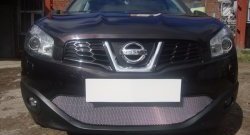 1 539 р. Сетка на бампер Russtal (хром) Nissan Qashqai 2 J11 рестайлинг (2017-2022)  с доставкой в г. Москва. Увеличить фотографию 6