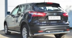 26 999 р. Широкая защита порогов SLITKOFF Nissan Qashqai 2 J11 дорестайлинг (2013-2019)  с доставкой в г. Москва. Увеличить фотографию 3