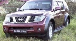 20 599 р. Расширители арок RA (комплект) Nissan Pathfinder R51 дорестайлинг (2004-2007) (Поверхность глянец (под окраску), Неокрашенные)  с доставкой в г. Москва. Увеличить фотографию 2