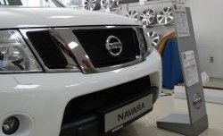 2 879 р. Сетка в решетку радиатора Russtal  Nissan Pathfinder  R51 (2009-2014) рестайлинг (черная)  с доставкой в г. Москва. Увеличить фотографию 2