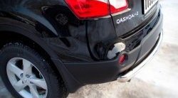 15 249 р. Одинарная защита заднего бампера из трубы диаметром 63 мм SLITKOFF Nissan Qashqai +2 1 J10 рестайлинг (2010-2014)  с доставкой в г. Москва. Увеличить фотографию 2