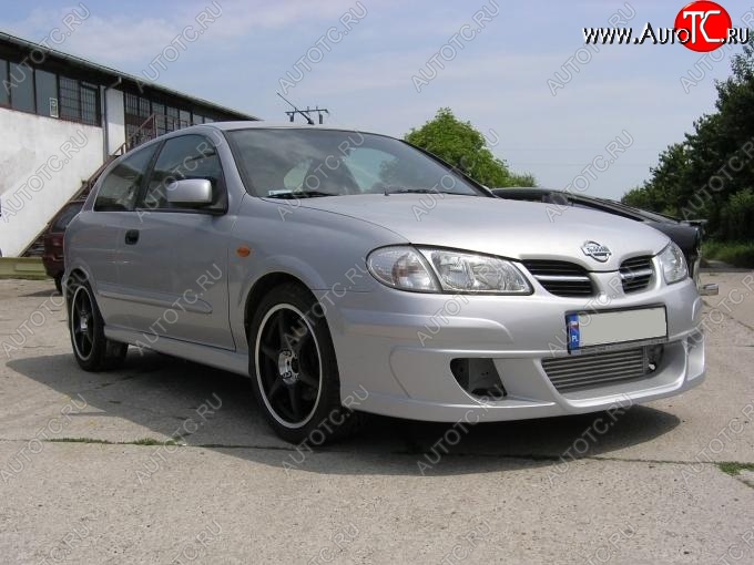 24 999 р. Передний бампер Rieger Nissan Almera N16 седан дорестайлинг (2000-2003)  с доставкой в г. Москва