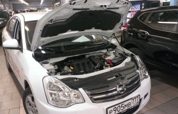 Упоры капота Russtal Nissan Almera седан G15 (2012-2019)