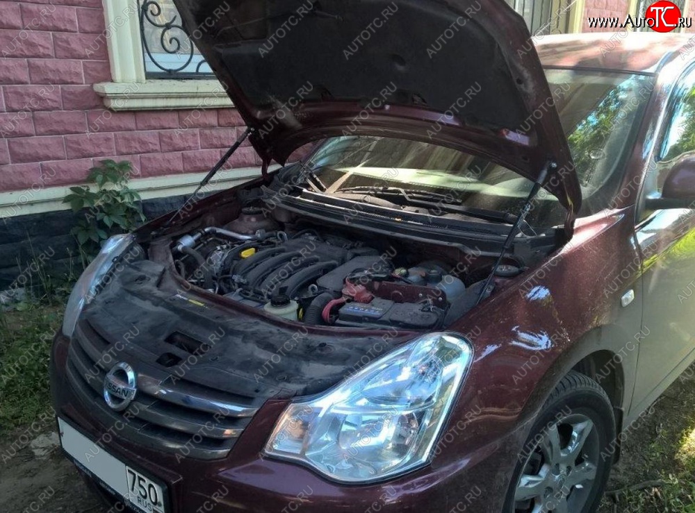 2 199 р. Газовые упоры капота Berkut  Nissan Almera  седан (2012-2019) G15  с доставкой в г. Москва