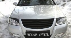 1 179 р. Реснички на фары RA  Nissan Almera Classic  седан (2006-2013) B10 (Неокрашенные)  с доставкой в г. Москва. Увеличить фотографию 5