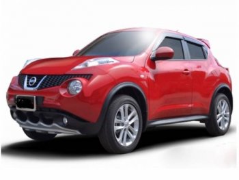 4 999 р. Накладка на передний бампер Impul-style  Nissan Juke  1 YF15 (2010-2014) дорестайлинг (Неокрашенная)  с доставкой в г. Москва. Увеличить фотографию 1