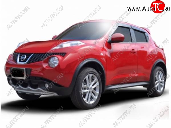 4 999 р. Накладка на передний бампер Impul-style  Nissan Juke  1 YF15 (2010-2014) дорестайлинг (Неокрашенная)  с доставкой в г. Москва