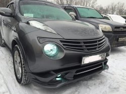 10 199 р. Решетка радиатора KENSTYLE Nissan Juke 1 YF15 дорестайлинг (2010-2014) (Неокрашенная)  с доставкой в г. Москва. Увеличить фотографию 2