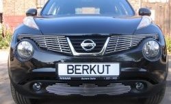 6 299 р. Декоративная вставка воздухозаборника Berkut Nissan Juke 1 YF15 дорестайлинг (2010-2014)  с доставкой в г. Москва. Увеличить фотографию 1