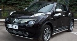 14 249 р. Одинарная защита переднего бампера SLITKOFF диаметром 63 мм (4x4)  Nissan Juke  1 YF15 (2010-2014) дорестайлинг  с доставкой в г. Москва. Увеличить фотографию 4