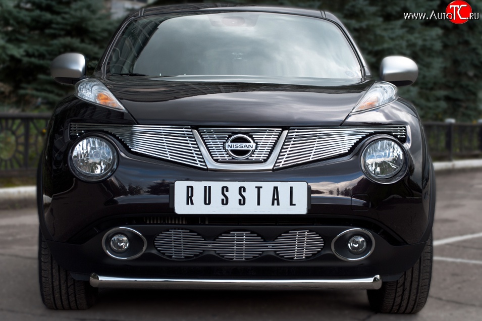 14 249 р. Одинарная защита переднего бампера SLITKOFF диаметром 63 мм (4x4)  Nissan Juke  1 YF15 (2010-2014) дорестайлинг  с доставкой в г. Москва