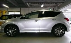 22 749 р. Комплект порогов Impul  Nissan Murano  2 Z51 (2010-2016) рестайлинг (Неокрашенные)  с доставкой в г. Москва. Увеличить фотографию 1