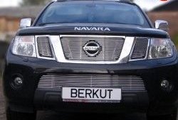 6 799 р. Декоративная вставка решетки радиатора (рестайлинг) Berkut  Nissan Navara  2 D40 (2004-2010) дорестайлинг  с доставкой в г. Москва. Увеличить фотографию 1