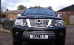 5 799 р. Декоративная вставка воздухозаборника (рестайлинг) Berkut  Nissan Navara  2 D40 (2004-2010) дорестайлинг  с доставкой в г. Москва. Увеличить фотографию 1