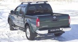 1 659 р. Накладки на борта кузова автомобиля RA  Nissan Navara  2 D40 (2004-2010) дорестайлинг (Задний откидной борт)  с доставкой в г. Москва. Увеличить фотографию 2