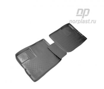 Коврики салонные Noplast (задние) Nissan (Нисан) NP300 (НП300) (2008-2024)