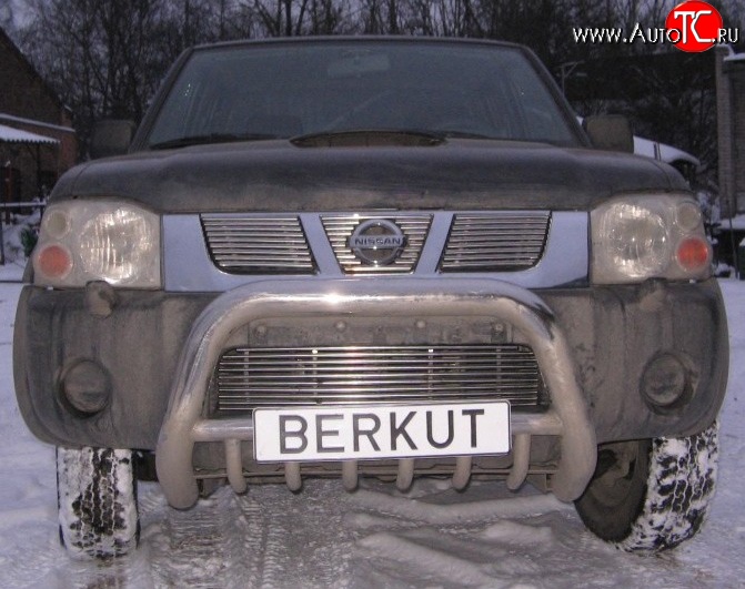 5 599 р. Декоративная вставка решетки радиатора Berkut Nissan NP300 (2008-2013)  с доставкой в г. Москва