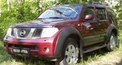 7 749 р. Молдинги дверей RA (широкие, комплект) Nissan Pathfinder R51 рестайлинг (2009-2014) (Поверхность глянец (под окраску), Неокрашенные)  с доставкой в г. Москва. Увеличить фотографию 2