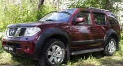 3 599 р. Молдинги дверей RA (узкие, комплект) Nissan Pathfinder R51 рестайлинг (2009-2014) (Поверхность глянец (под окраску), Неокрашенные)  с доставкой в г. Москва. Увеличить фотографию 4