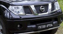 2 999 р. Защитная сетка решетки переднего бампера РА Nissan Pathfinder R51 дорестайлинг (2004-2007)  с доставкой в г. Москва. Увеличить фотографию 1