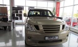 64 549 р. Накладка на передний бампер Impul Nissan Patrol 6 Y62 дорестайлинг (2010-2014) (Неокрашенная)  с доставкой в г. Москва. Увеличить фотографию 12