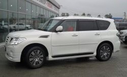 43 999 р. Комплект порогов Impul Nissan Patrol 6 Y62 дорестайлинг (2010-2014) (Неокрашенные)  с доставкой в г. Москва. Увеличить фотографию 7