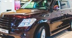 43 999 р. Комплект порогов Impul Nissan Patrol 6 Y62 дорестайлинг (2010-2014) (Неокрашенные)  с доставкой в г. Москва. Увеличить фотографию 9