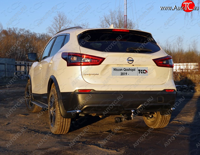 15 249 р. Фаркоп (тягово-сцепное устройство) TCC Nissan Qashqai 2 J11 рестайлинг (2017-2022) (оцинкованный, шар Е )  с доставкой в г. Москва