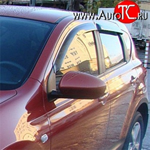 2 759 р. Дефлекторы окон (ветровики) Novline 4 шт Nissan Qashqai +2 1 J10 дорестайлинг (2008-2010)  с доставкой в г. Москва