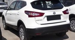 1 689 р. Накладка на задний бампер RA Nissan Qashqai 2 J11 дорестайлинг (2013-2019)  с доставкой в г. Москва. Увеличить фотографию 2