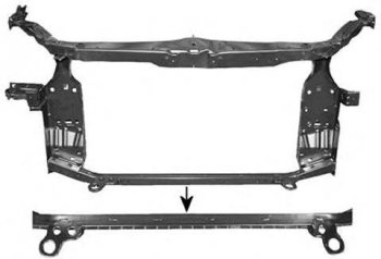 Панель передняя SPARD (для двигателя 2L) Nissan Qashqai +2 1 J10 дорестайлинг (2008-2010)