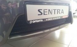 1 799 р. Сетка на бампер Novline Nissan Sentra 7 B17 (2014-2017)  с доставкой в г. Москва. Увеличить фотографию 1