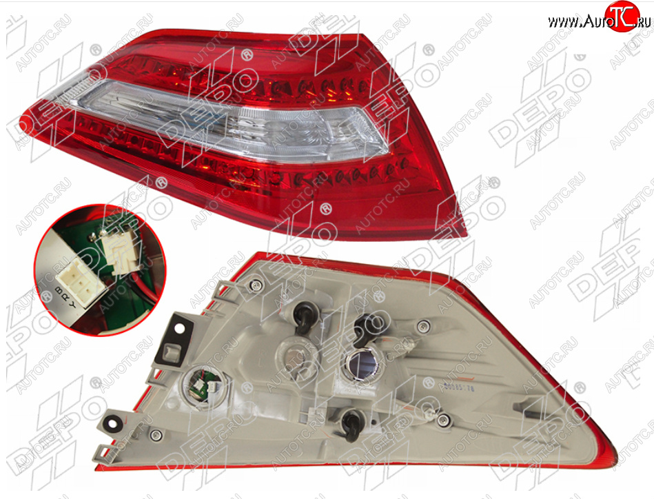 4 999 р. Левый фонарь задний DEPO Nissan Teana 2 J32 дорестайлинг (2008-2011)  с доставкой в г. Москва