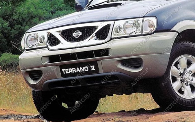 46 999 р. Передний бампер POLCAR Nissan Terrano2 R20 2-ой рестайлинг (1999-2006) (неокрашенный)  с доставкой в г. Москва