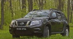 2 199 р. Защитная сетка решетки переднего бампера РА Nissan Terrano D10 рестайлинг (2016-2022)  с доставкой в г. Москва. Увеличить фотографию 6