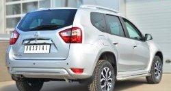 11 349 р. Одинарная защита заднего бампера из трубы диаметром 42 мм SLITKOFF Nissan Terrano D10 дорестайлинг (2013-2016)  с доставкой в г. Москва. Увеличить фотографию 4