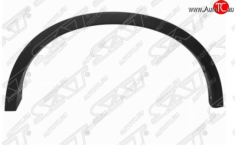 1 799 р. Молдинг арки крыла SAT (Задний, левый) Nissan X-trail 3 T32 дорестайлинг (2013-2018) (Неокрашенный)  с доставкой в г. Москва