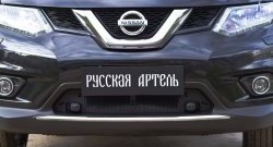 1 789 р. Защитная сетка решетки переднего бампера РА Nissan X-trail 3 T32 рестайлинг (2017-2022)  с доставкой в г. Москва. Увеличить фотографию 4