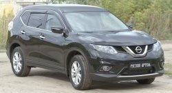 1 059 р. Зимняя заглушка решетки переднего бампера РА  Nissan X-trail  3 T32 (2013-2018) дорестайлинг  с доставкой в г. Москва. Увеличить фотографию 5