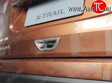 2 399 р. Накладка на ручку багажника СТ Nissan X-trail 3 T32 рестайлинг (2017-2022)  с доставкой в г. Москва