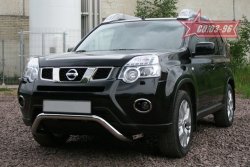 Защита переднего бампера Souz-96 (d60) Nissan X-trail 2 T31 рестайлинг (2010-2015)